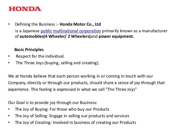 Honda distribution strategy bcg matrix of honda products